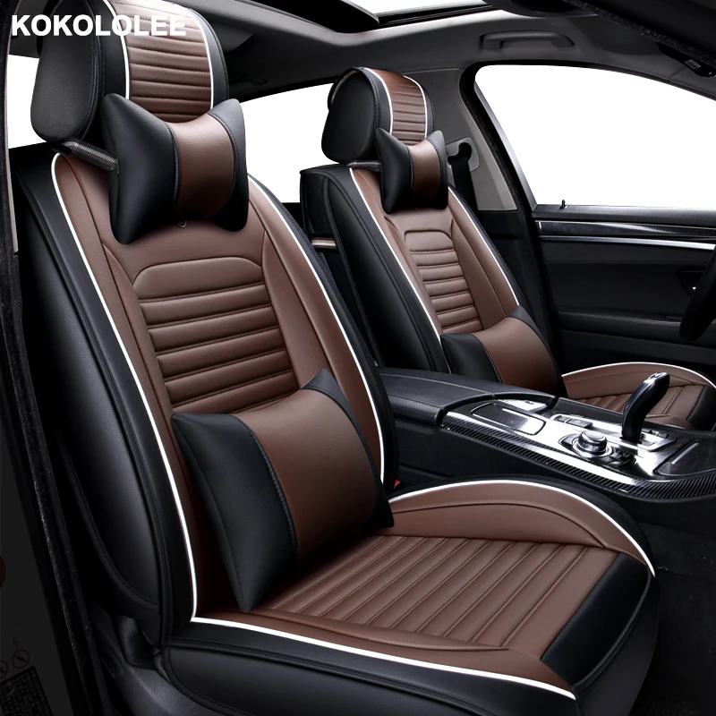 [kokololee] leather car seat cover For volvo v50 v40 c30 xc90 xc60 s80 s60 s40 v70 accessories
