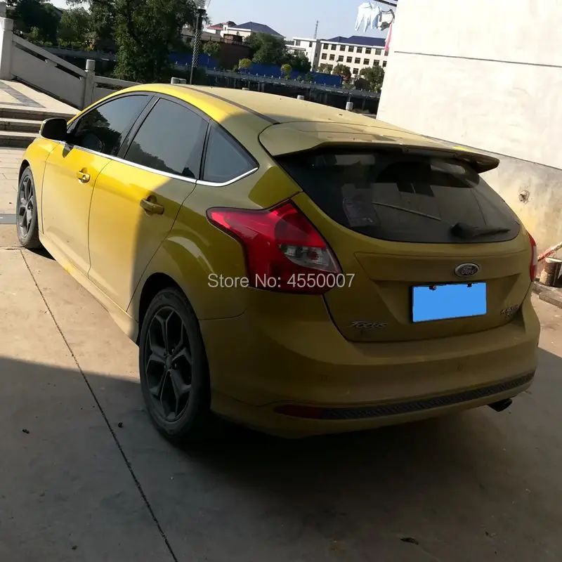 

UBUYUWANT Car modification big spoiler for ford focus hatchback 2013 2014 2015 2016 2017 with ABS material
