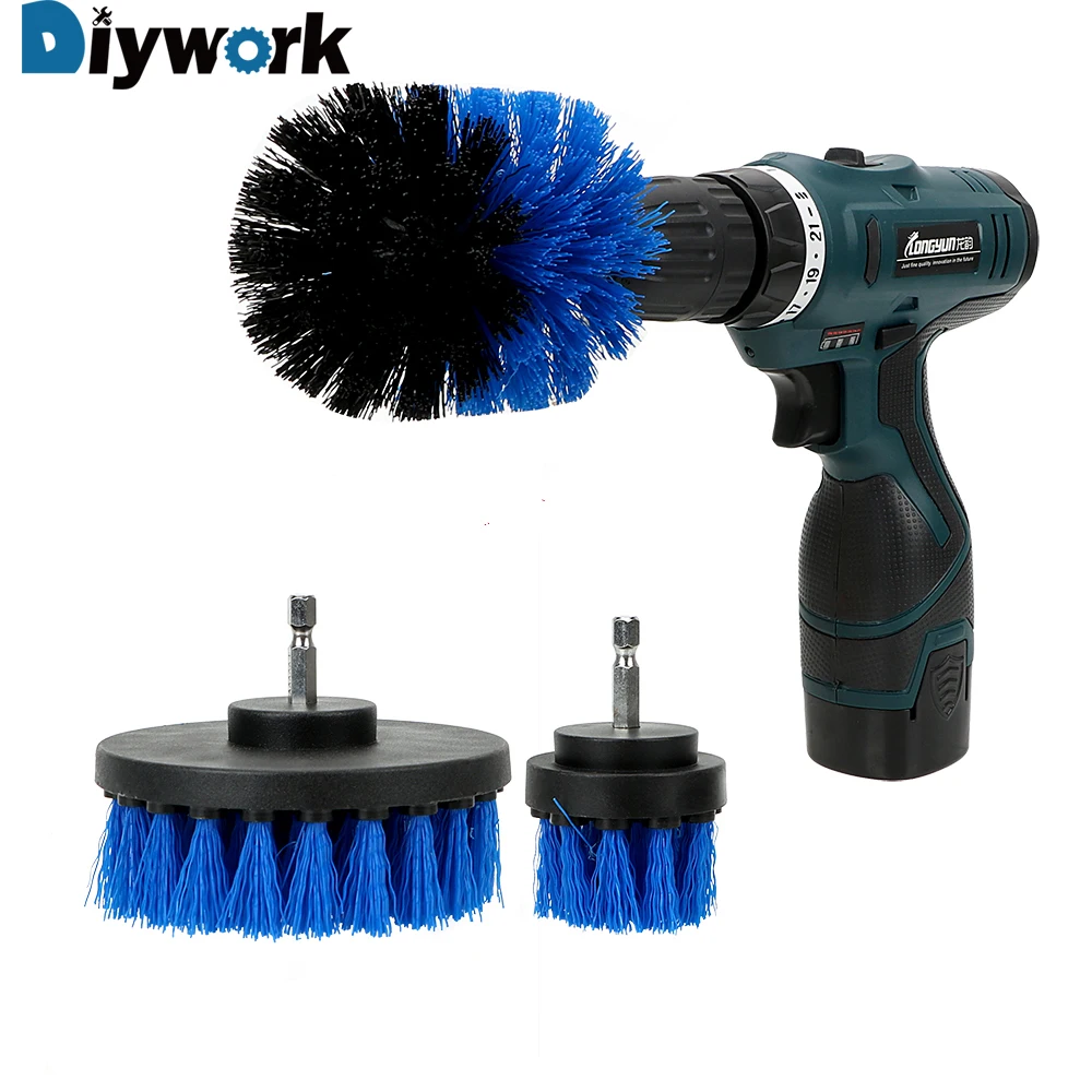 DIYWORK 3 шт./компл. автомобильные детейлинга жесткие щетинки инструмент для чистки