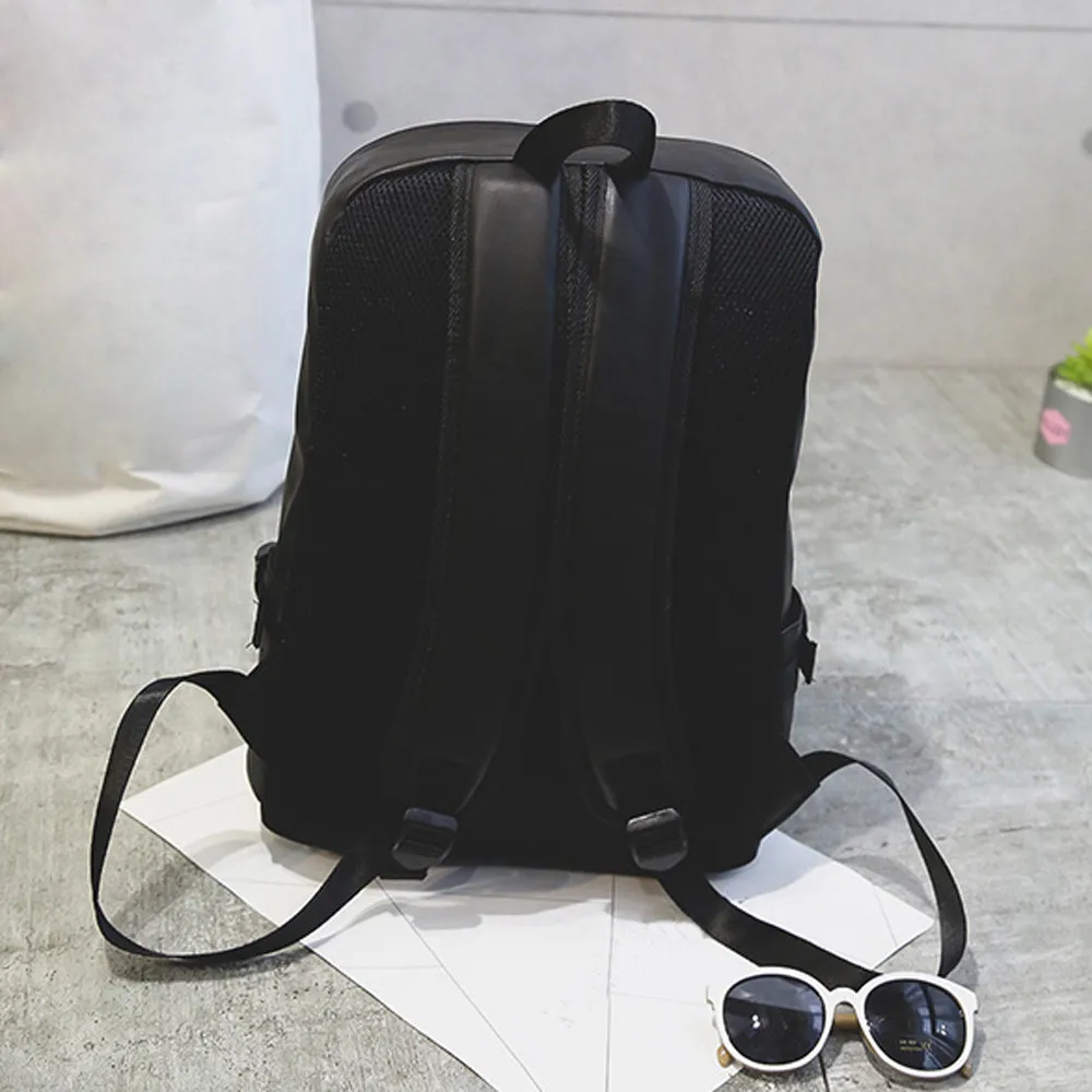 Aelicy de los hombres de cuero de las mujeres Mochila 2019 nuevo diseño de cuero de la PU de las mujeres Mochila estudiante cremallera Mochila Escolar Niña Aelicy de los hombres de cuero de las mujeres Mochila 2019 nuevo diseño de cuero de la PU de las mujeres Mochila estudiante cremallera Mochila Escolar Niña