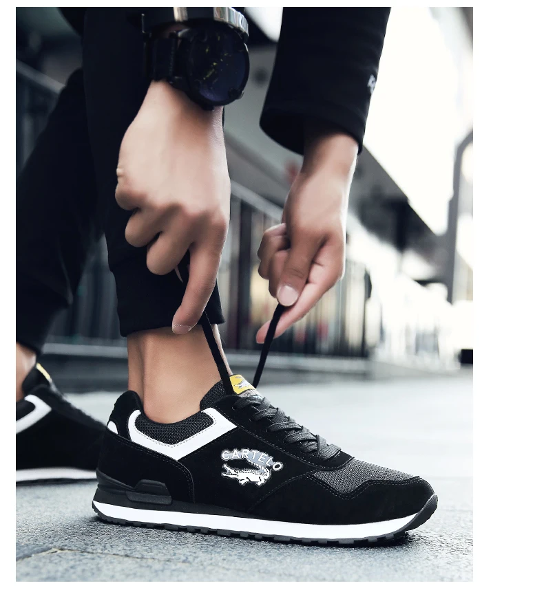 CARTELO/Мужская обувь; модная удобная повседневная обувь; уличная спортивная обувь для путешествий и бега