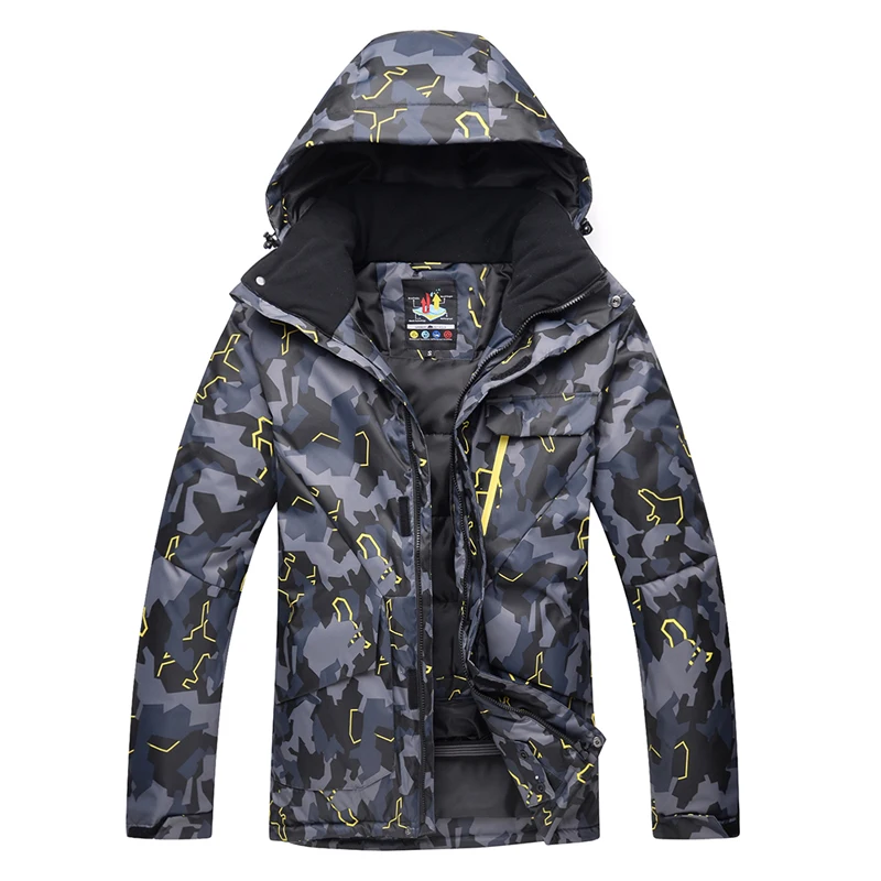 Camouflage Ski Jacket 2017 Men's Color Jacket Waterproof Windproof Anti
