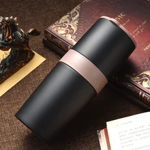 Творческий портативный кофемолка нержавеющая сталь термос Руководство Многофункциональный кофемолка