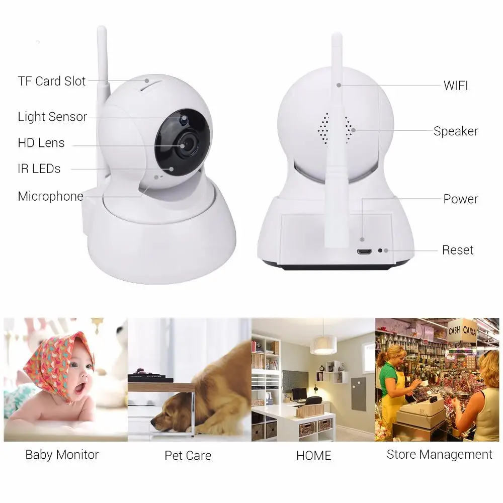 OLOEY 720P IP камера 1200tvl видеонаблюдения PTZ камеры Camara iOS Android Удаленный просмотр Wifi