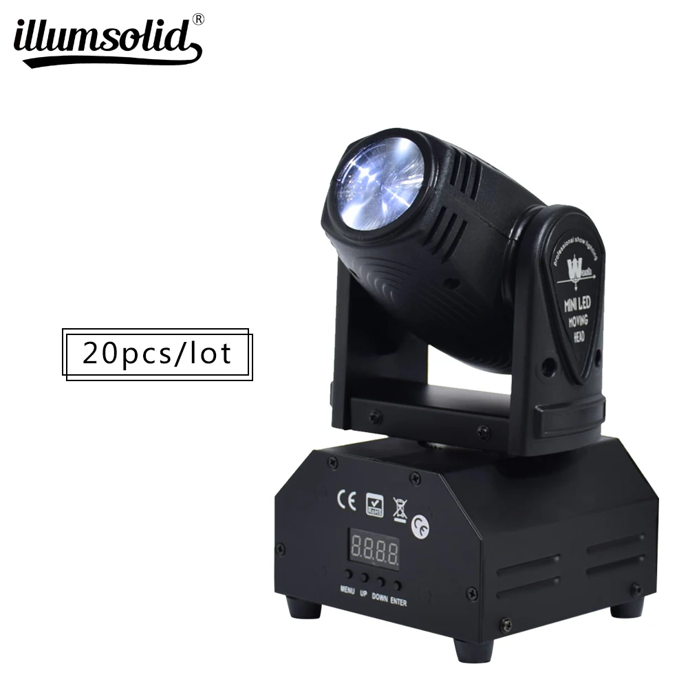 

rgbw led wash head 10w mini stage lighting dj effect light 20pcs/lot