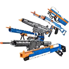 

DIY Technic Series Buiding Blocks Guns Toy ak M4 Can Fire Weapon Model Sets Compatible Legoings Military Army Bricks Toys Gifts