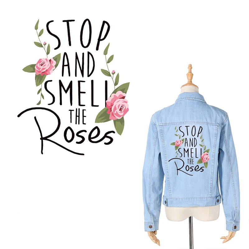 Fashion Letter Clothes Patches Stickers Household Iron on Heat