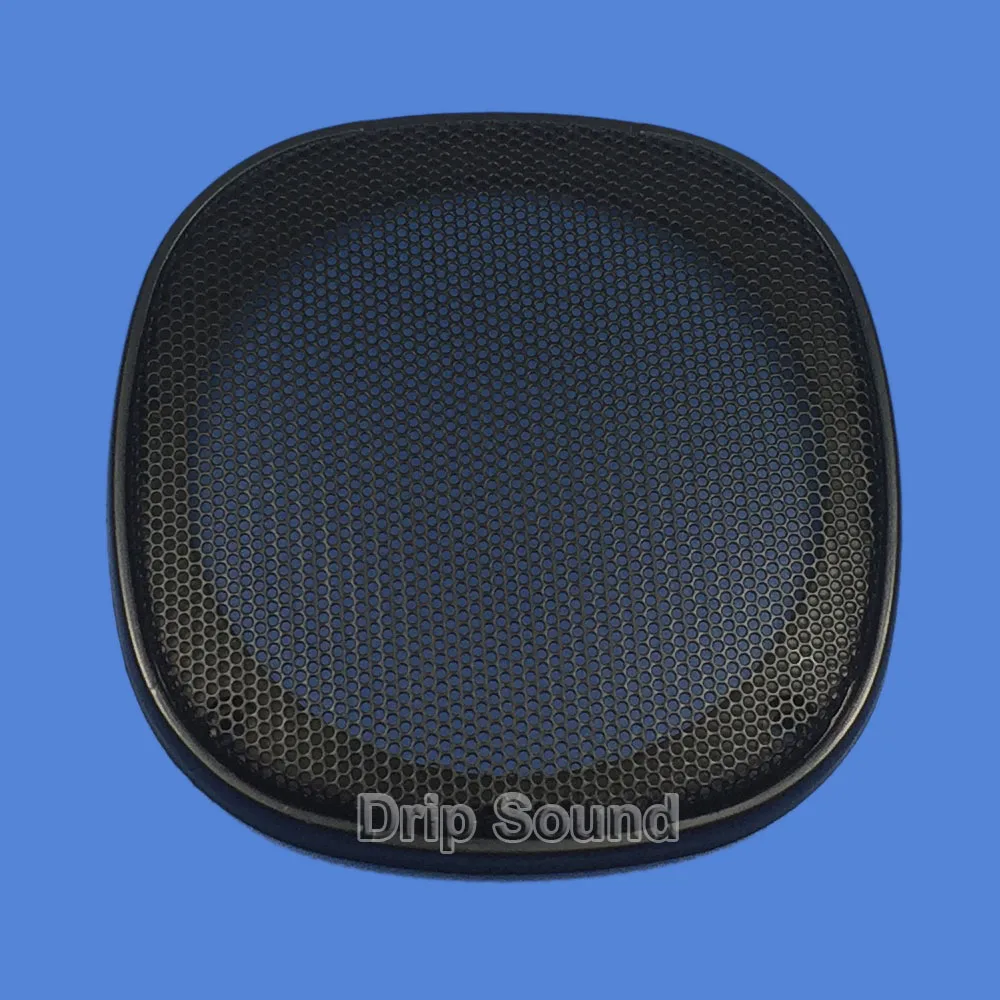 Для " дюймового автомобильного аудио динамика преобразования чистая Крышка декоративный круг металлическая сетка решетка 120x120 мм# черный