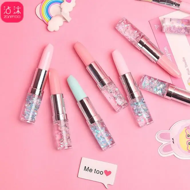

1 Piece Pretty Creative Shinning Bling Bling Lipstick Gel Pen Writing Pen School Office Students Stationery Supplies