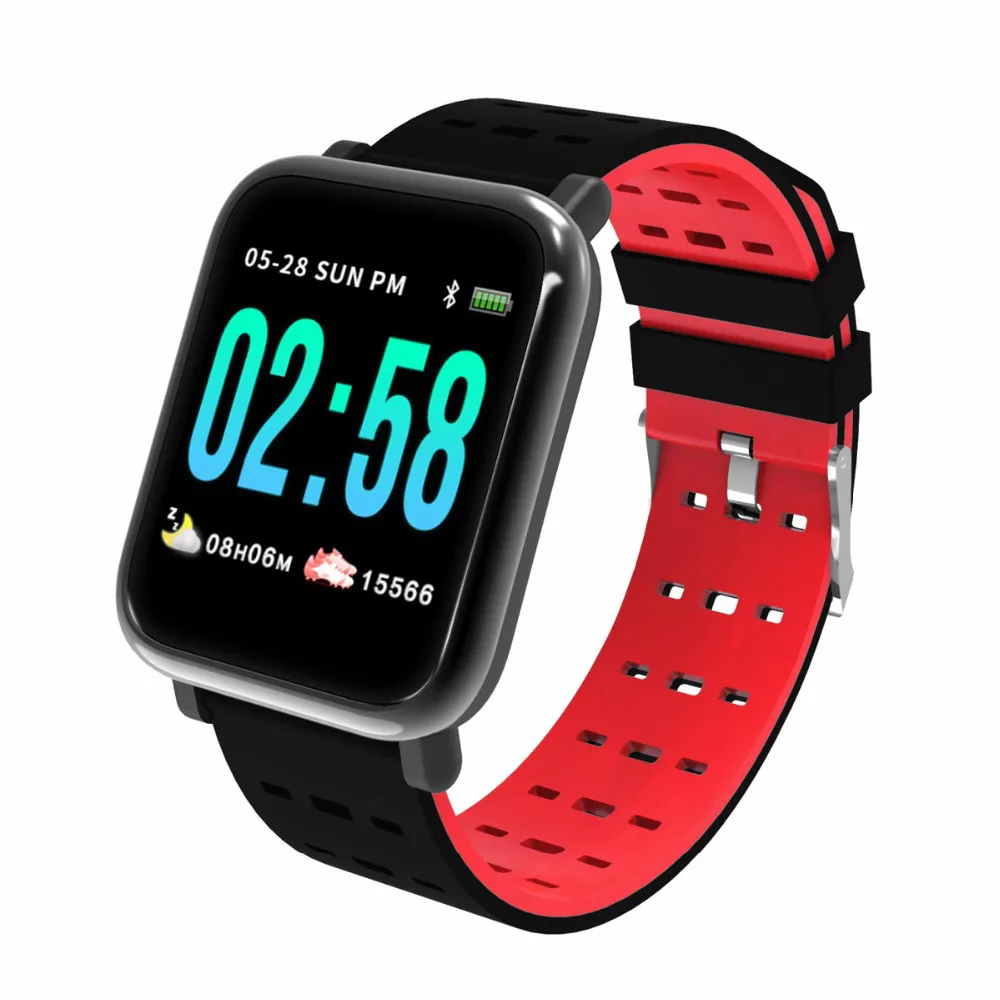 A6 умные часы кровяное Давление Фитнес трекером Smartwatch С Водонепроницаемый