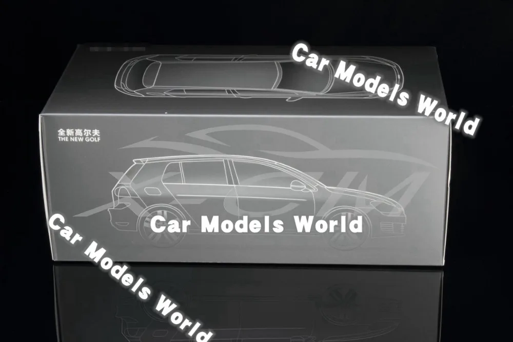 Литая модель автомобиля для гольфа 7 1:18(синий)+ маленький подарок