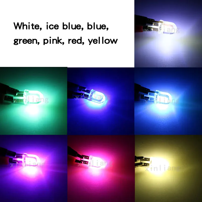 T10 W5W светодиодный светильник для салона автомобиля 12 В 194 клиновая лампа парковочный купольный светильник с силиконовым корпусом белый розовый зеленый синий желтый красный синий