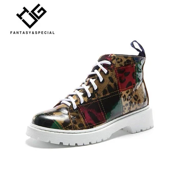 

IGU Martins Boots Women Hot Sale Fashion Winter Quality Genuine Real Leather Motorcycle Martins Boots Shoes Women Ankle Boots