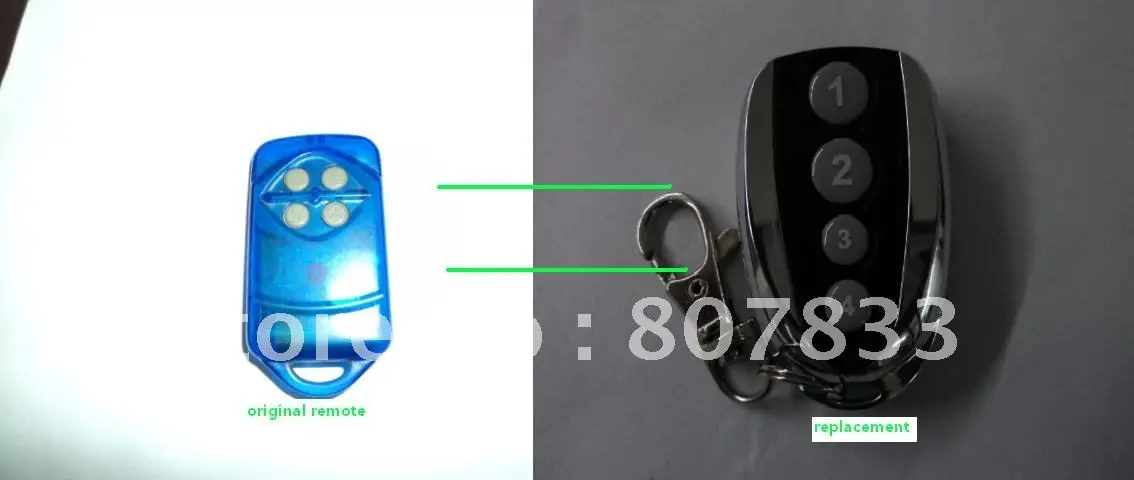 

Free shipping Helculift remote ,433MHZ ,rolling code factory supply directly