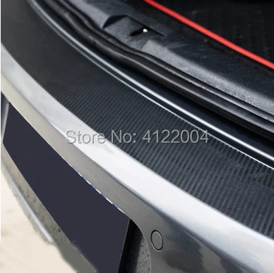 

Auto Rear Bumper Trunk Tail Lip Carbon Fiber Protection Stickers Decal Car Styling For Volkswagen VW Golf 6 MK6 MK7 7 GTI