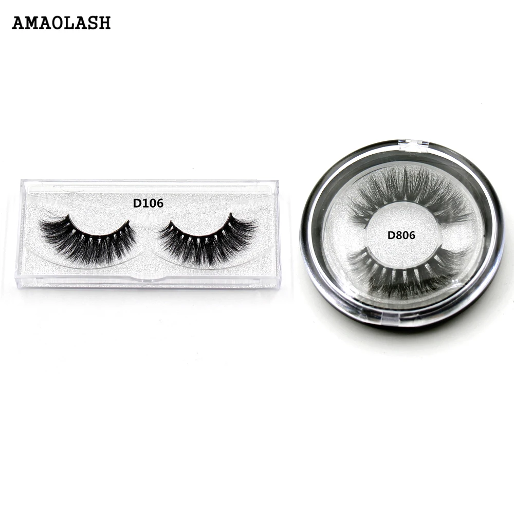 

AMAOLASH 100% 3D Mink Lashes False Eyelashes Cruelty free Thick Cross Eyelash Extension Makeup Eyelashes Portable Glitter Packag