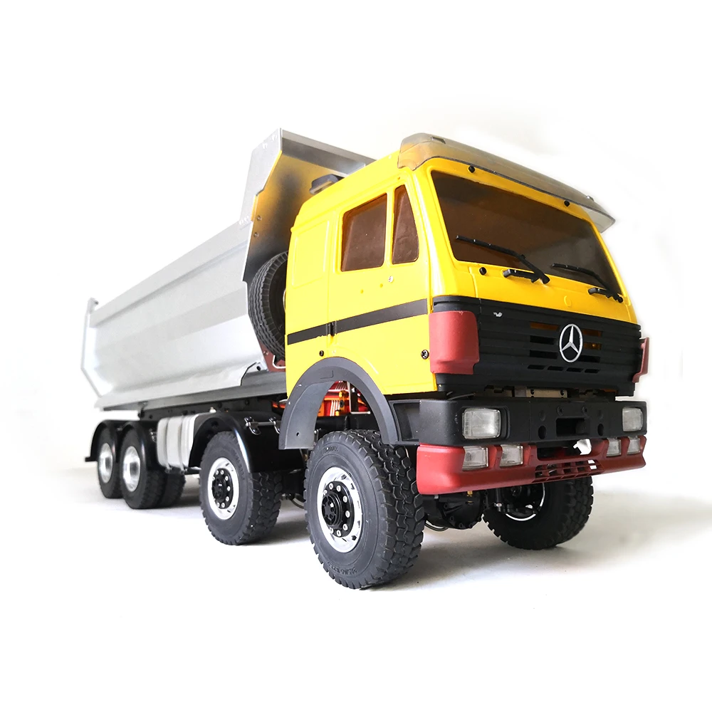 1/14 Масштаб RC для гидравлической тележки 8x8 Mercedes грузовых автомобилей Benz самосвал