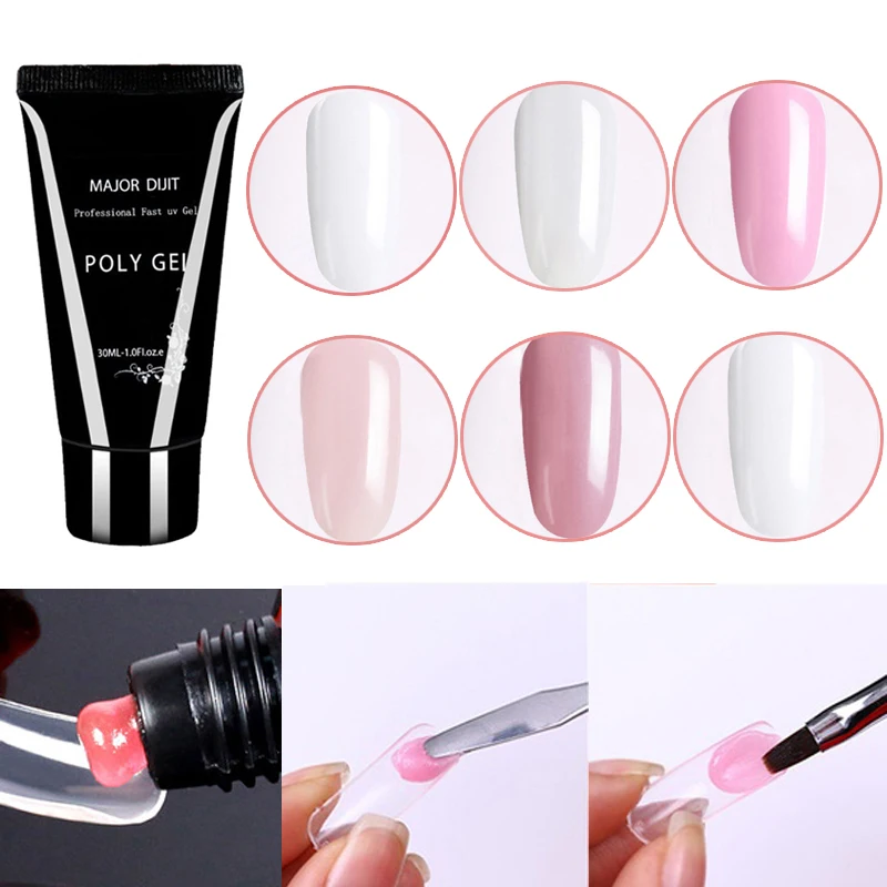 30ml Nail Poly Gel Hard Jelly Builder Gel UV Soak Off Camouflage