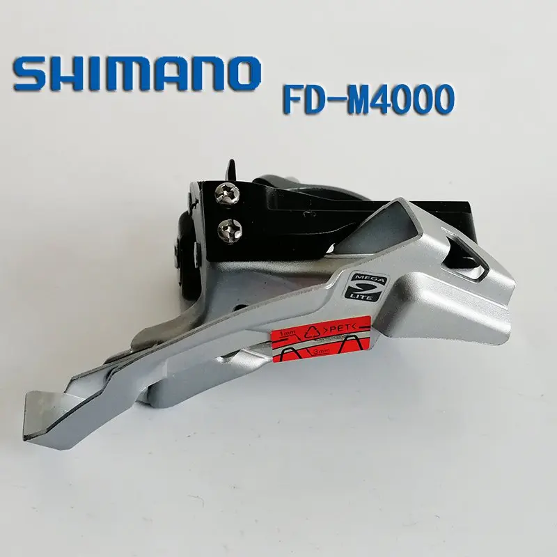 Shimano Alivio FD M4000 T4000 3x9 скоростной велосипедный передний переключатель с плоским