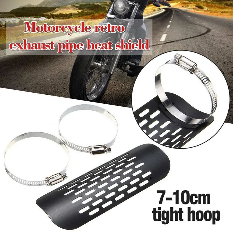 

ZXMT Motorcycle Black Exhaust Muffler Pipe Heat Shield Cover Guard For Harley Softail Dyna Cruiser C20