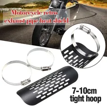 ZXMT Motorcycle Black Exhaust Muffler Pipe Heat Shield Cover Guard For Harley Softail Dyna Cruiser C20 ZXMT Motorcycle Black Exhaust Muffler Pipe Heat Shield Cover Guard For Harley Softail Dyna Cruiser C20
