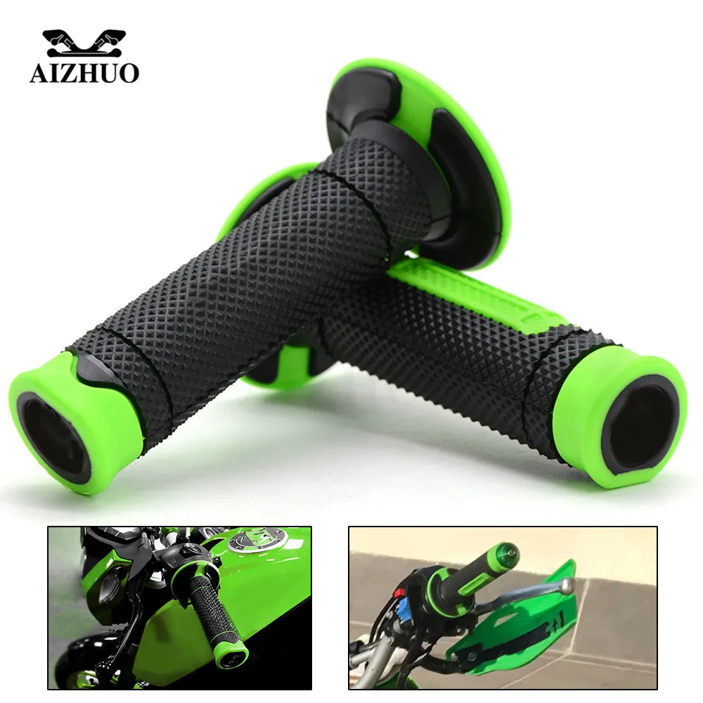 7/8" 22mm Motorcycle Hand Grips Rubber Handle for Kawasaki NINJA 650R