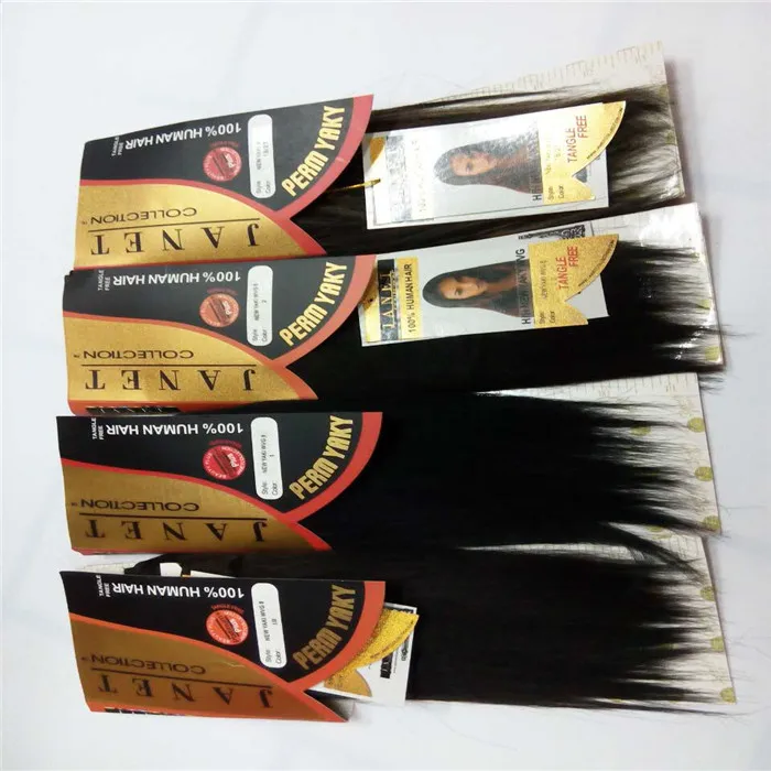 Janet Collection New Yaki Hair Extension Perm Yaki Tangle Free