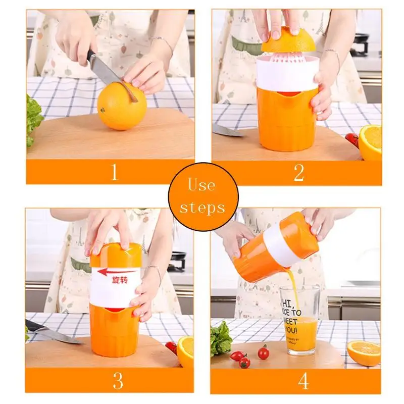 Portable Manual Citrus 300ML Juicer For Orange Lemon Fruit Squeezer Original Juice Child Healthy Fruit Squeezer Machine