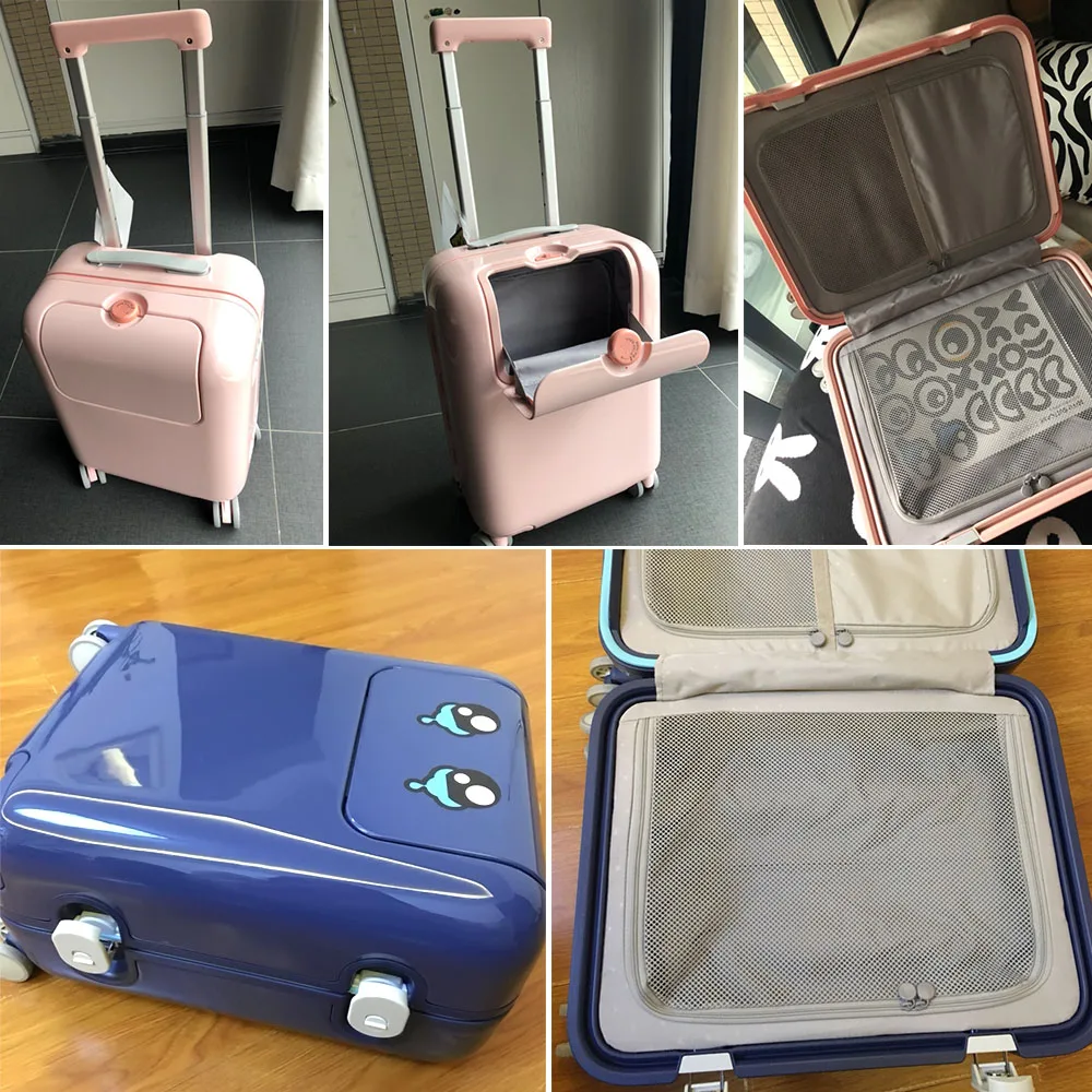 Xiaomi Mitu чемодан Детский чемодан для путешествий 17 дюймов чемодан на колесиках с мультяшной наклейкой для девочек и мальчиков для путешествий