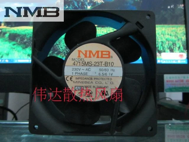 Оригинальный Для NMB 4715MS-23T-B10 AC 230V 6 5/6 W 12cm 120mm 12038 промышленный вентилятор