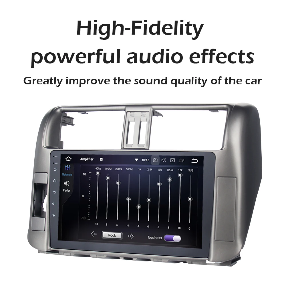 Flash Deal Android 9.0 car autoradio for toyota prado 150 2010 2011 2012 2013 with 9" HD Digital Capacitive Touch Screen Bluetooth 32G ROM 2