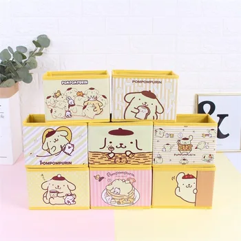 

IVYYE Pom Purin Style Fashion Anime Storage Boxes Bins Cartoon Home Beauty Case Cosmetic Box Pouch Makeup Basket Girls NEW
