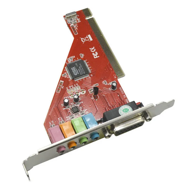 

ESS 4-Channel 3D Surround Sound PCI Computer Sound Card