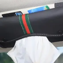 Новая автомобильная, из искуственной кожи автостайлинг коробки для салфеток Высококачественная салфетка бумага авто интерьер для BMW