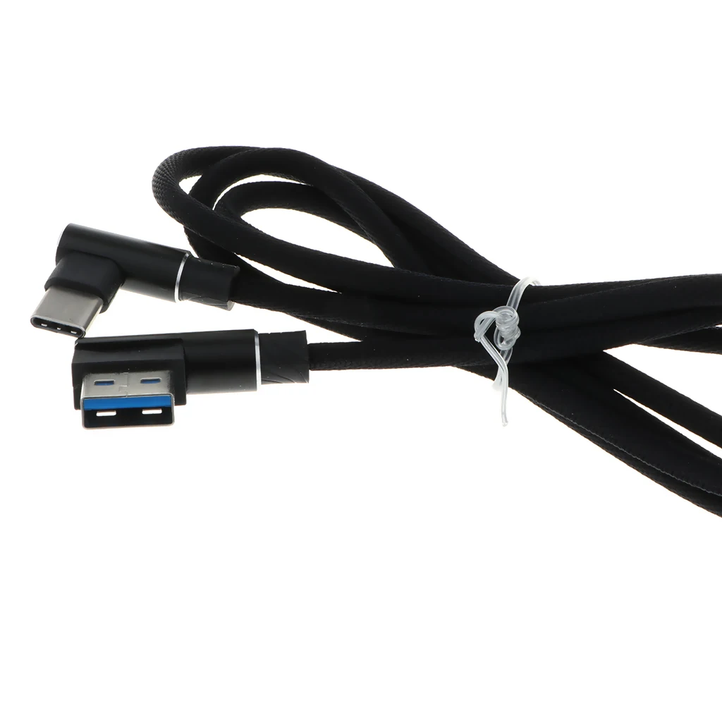 1m/3.3ft USB2.0 USB Type C 90 Degree USB Type C Cable mobile phone  Charger Angled Cable Adapter multi-port USB charger 