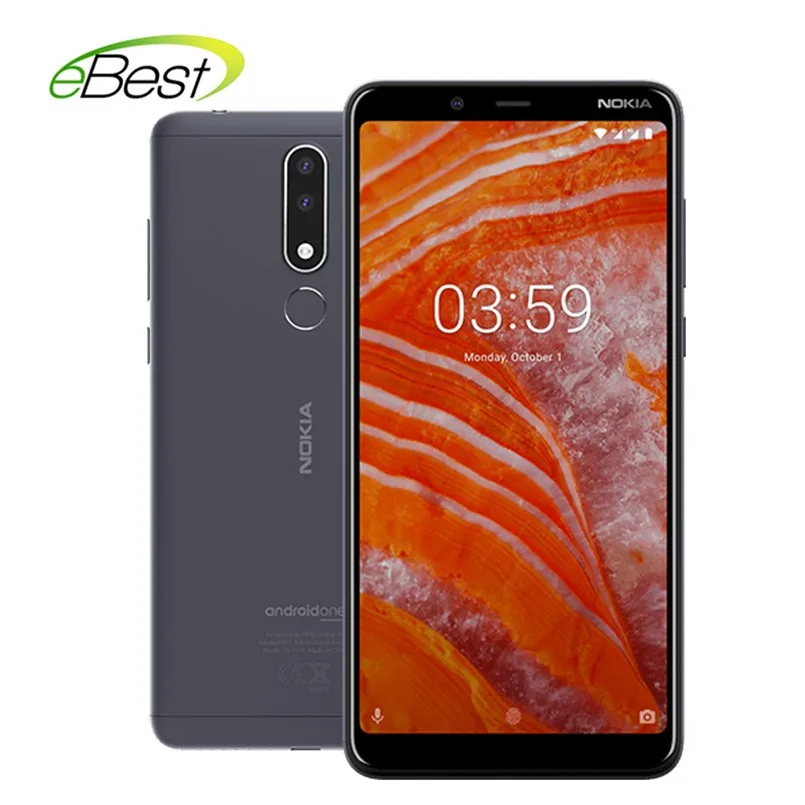 

NOKIA 3.1 Plus SmartPhone 6.0" HD+ Helio P22 Octa-core 3GB+32GB Dual SIM Card Slot 3500mAh Android 8.1 4G Mobile Phone