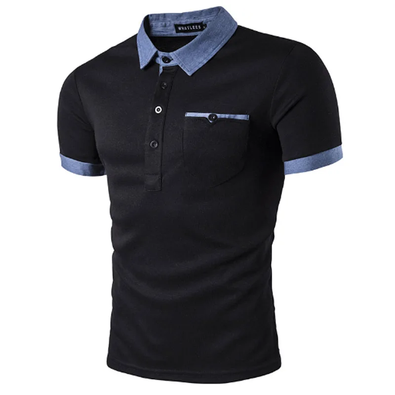 

Men'S T Shirt 2019 New Summer Fashion Personality Splicing Short-Sleeved Tees Male T-Shirt Slim Male Tops XXL