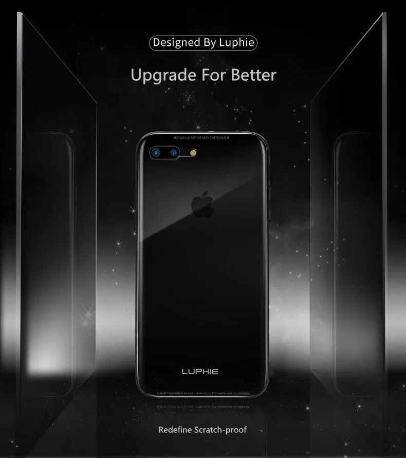 iphone metal bumper tempered glass case (4)