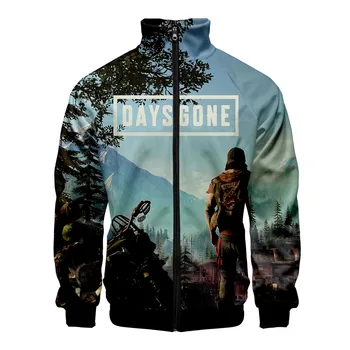 

Days Gone Zipper Sweatshirt 2019 Shooting Game Baseball Jackets Harajuku Casual Stand New Fashion High Street Zipper Sweatshirt