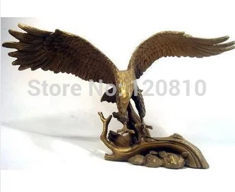

promotion cheap old art & antiques Bronze Exquisite copper Statues Eagle Statues copper Eagle Statues