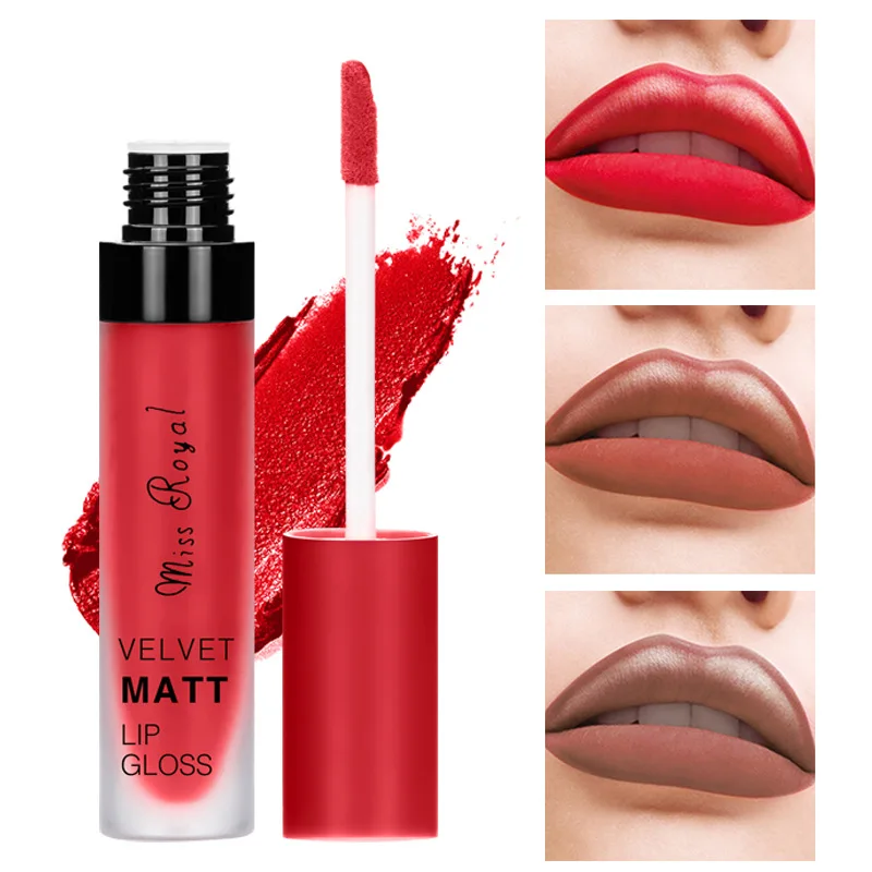 1PC New Matte Lip gloss Sexy Liquid Lip Gloss Matte Long Lasting Waterproof Cosmetic Makeup Lip gloss