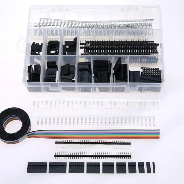 

635PCS/SET IDC Cable Kit Pitch JST SM 1 2 3 4 5 6 Pin Housing Connector Dupont Male Female Crimp Pins Adaptor Assortment Set