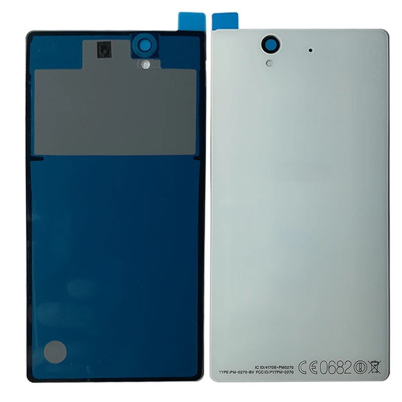 

SZMUGUAFor Sony Xperia Z L36H L36i C6603 C6602 LT36 Battery Cover Housing Door Panel Parts Replacemen Back Glass Cover