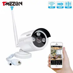 Tmezon Беспроводной WI-FI IP Security Камера HD 960 P 1.3MP пуля Водонепроницаемый видеонаблюдения Ночное видение Plug and Play P2P ONVIF для NVR