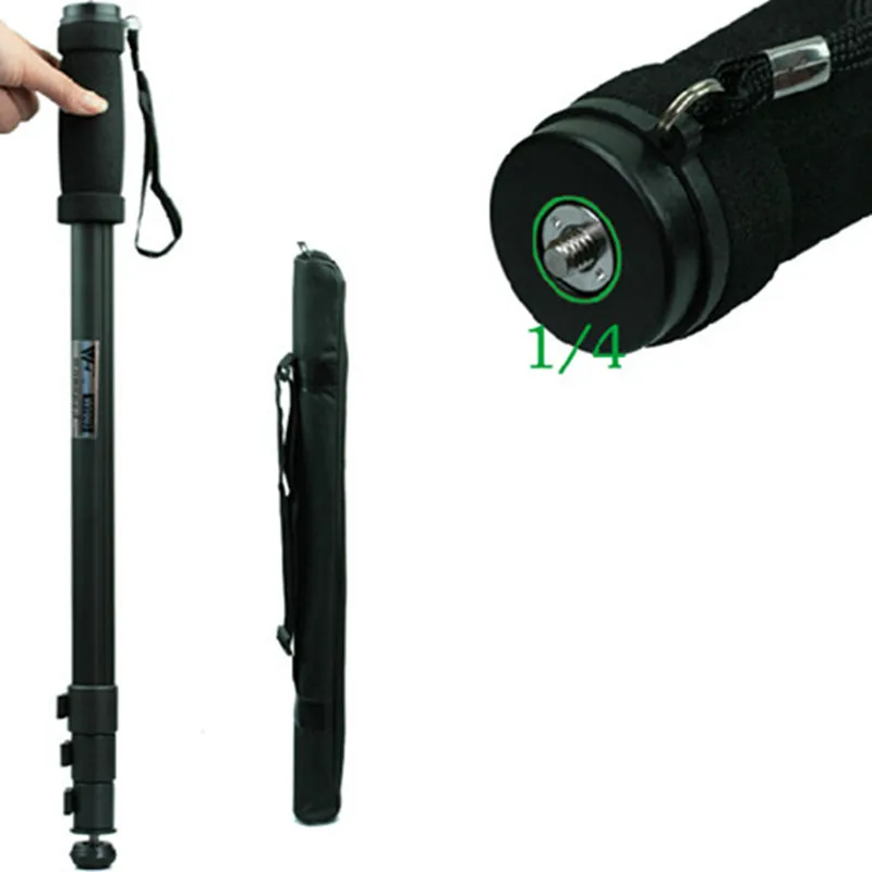 

Wt1003 Aluminum Alloy Tripode Monopod 67" Tripe Digital Camera Stand Extendable Phone Tripod For Canon Eos Nikon Sony Fuji DSLR