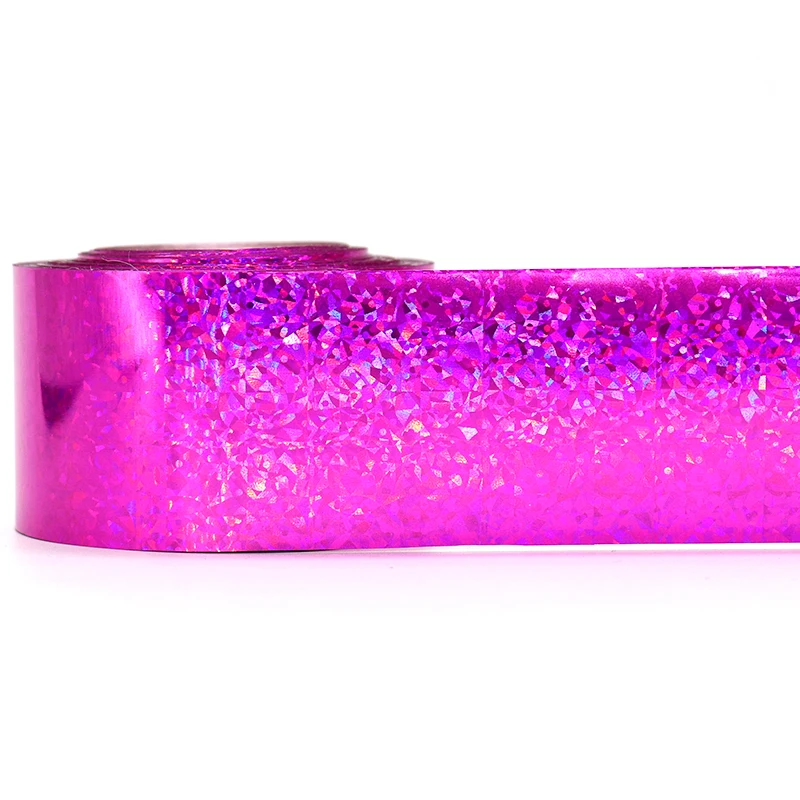 

1Roll Peach Pink Cat's Eye Nail Transfer Foils Laser Nail Art Transfer Stickers for Nail Charms Manicure Nail Art Decorations