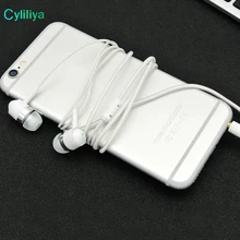 Проводной дешевый наушник 3,5 мм в ухо наушники наушник головка набор прозрачный шнур черный и белый цвет без микрофона 100 шт