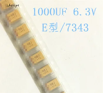 

XNWY 10pcs/SMD tantalum capacitors 6.3v1000UF 108J 1000UF 6.3V E7343