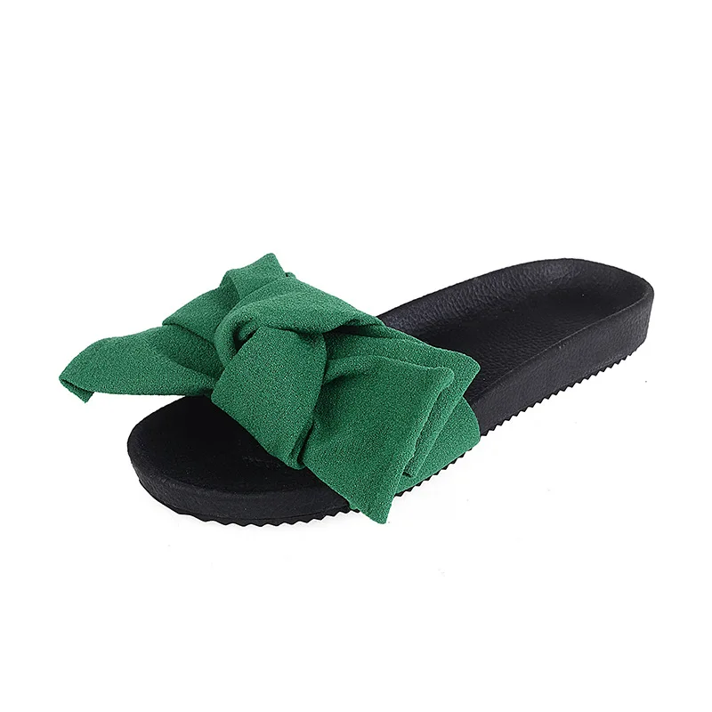 

New 2017 Summer Women Sandals Outside Slippers Fashion Bow-tie Women Flip Flops Causal Beach Shoes dropshipping