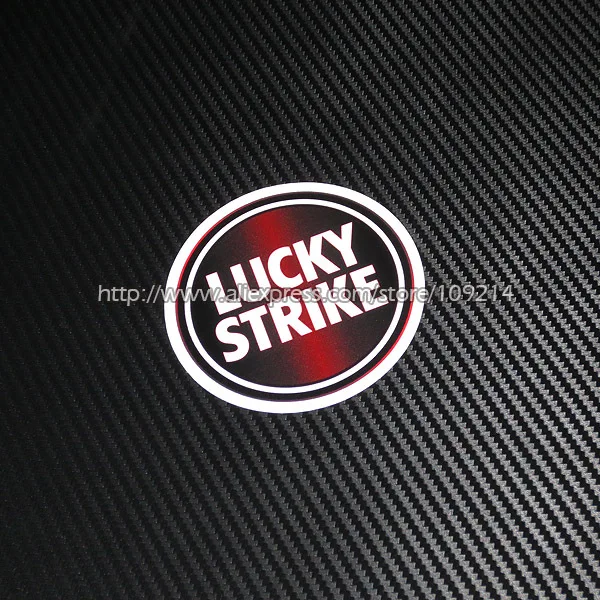 Лидер продаж Lucky Strike B шлем мотоциклетные Стикеры наклейки Водонепроницаемый 13 |